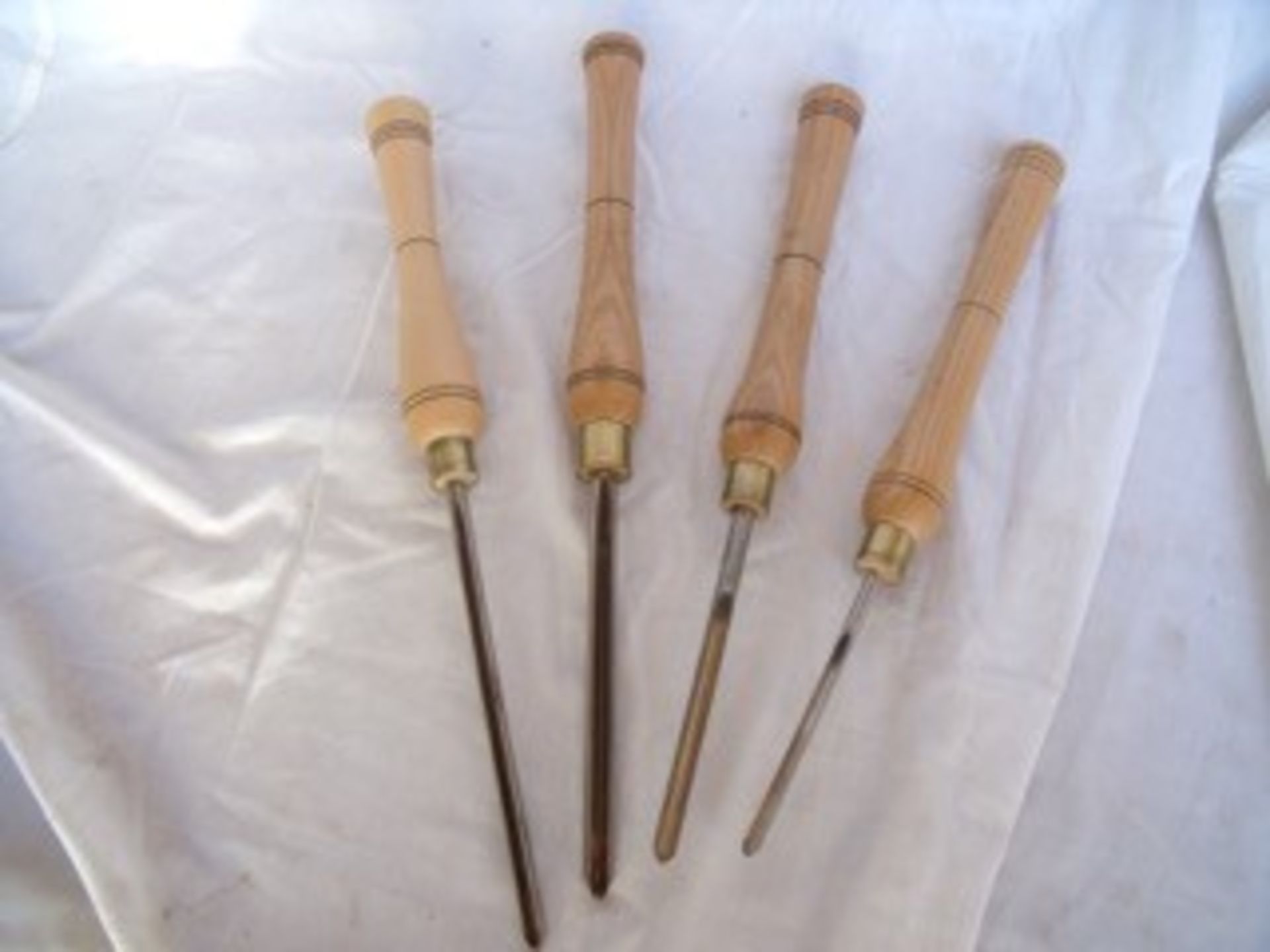 Selection of 15 Wood Turning Cutting Tools By Robert Sorby And Ashley Isles