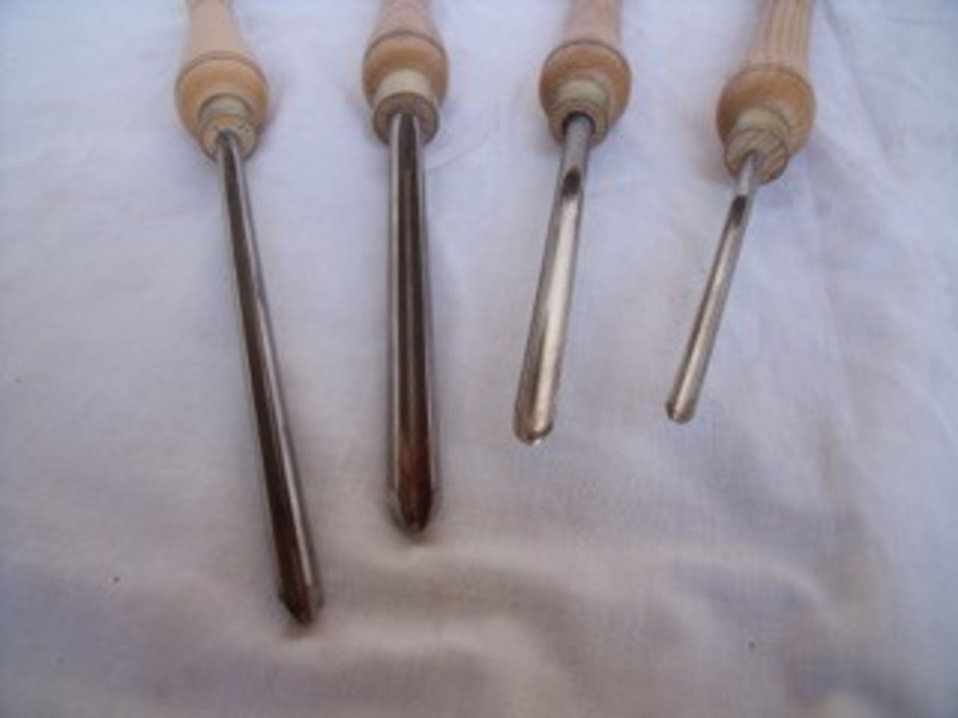 Selection of 15 Wood Turning Cutting Tools By Robert Sorby And Ashley Isles - Image 2 of 6