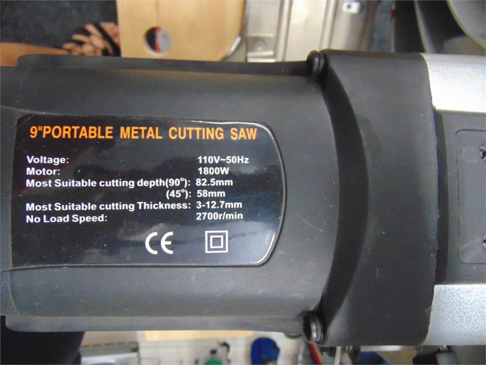 Marcut 9 Inch Portable Metal Cutting Circular Saw With Blade. - Image 7 of 7