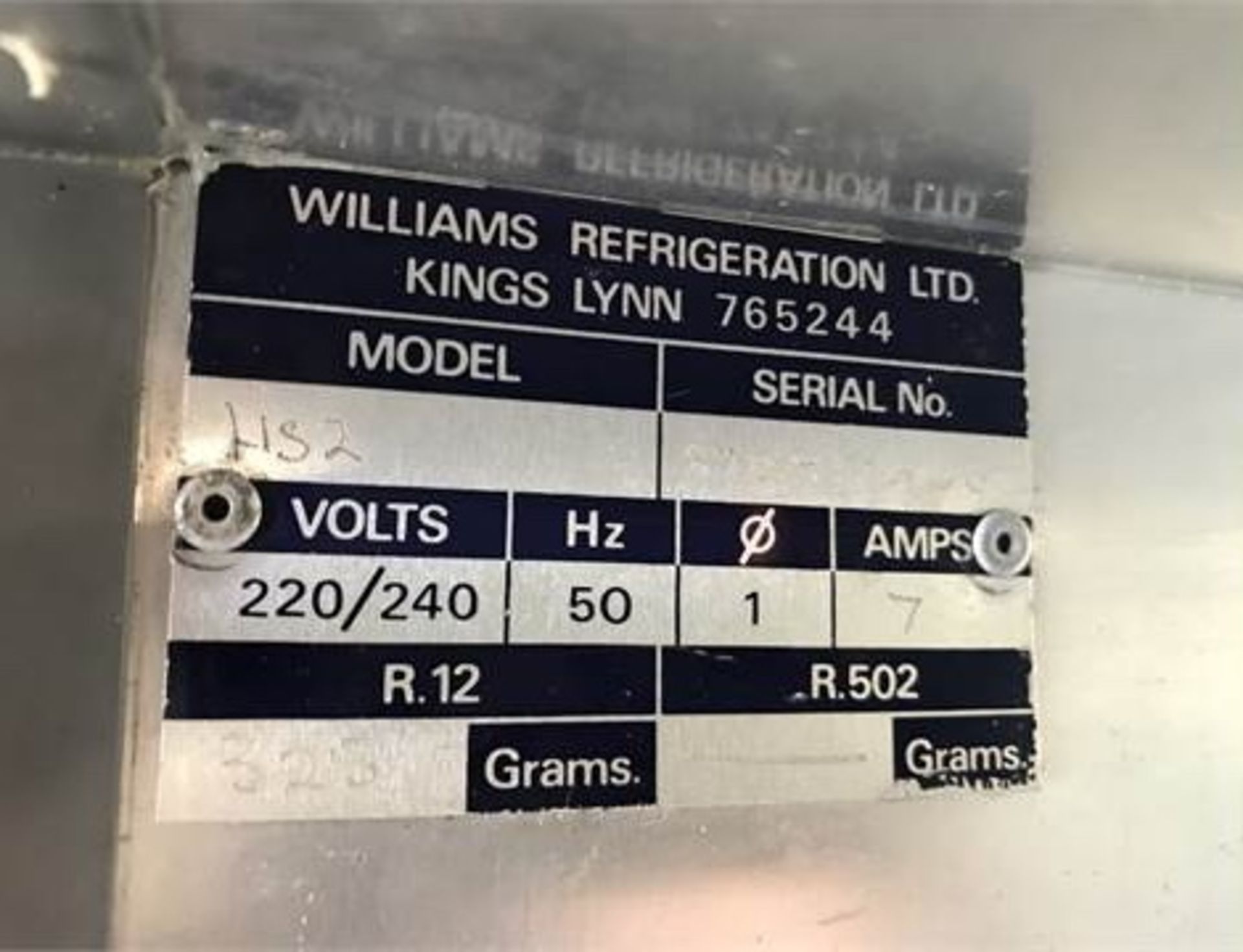 Willims Large Double Door Fridge - Image 2 of 2