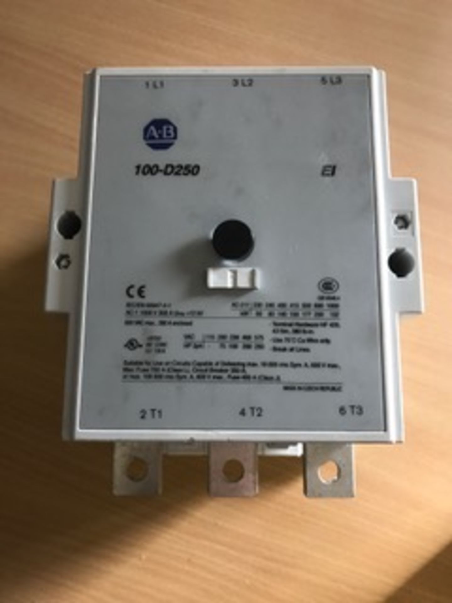 Contactor 110-130 Vac