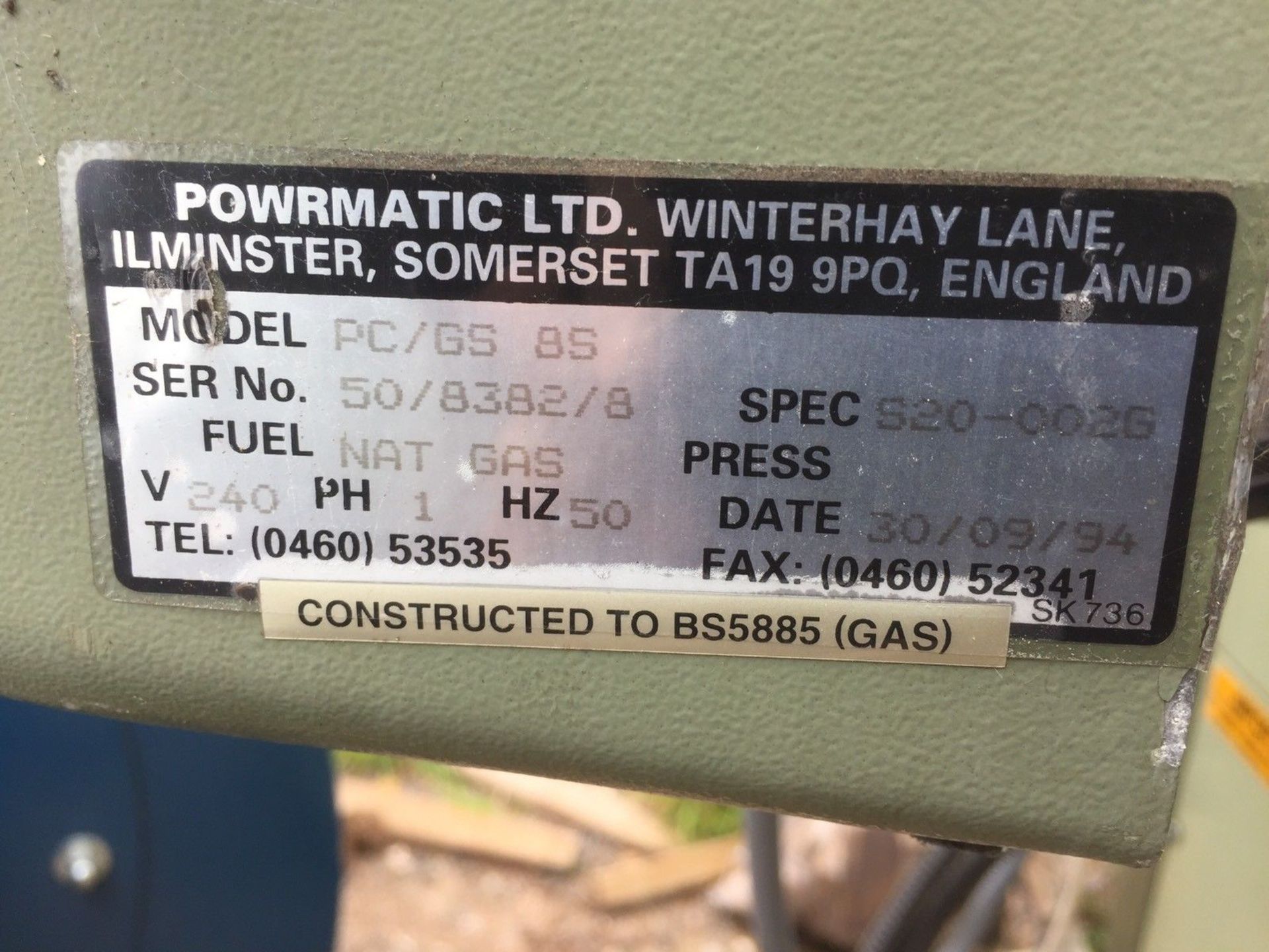 Powermatic CPG 600 Gas Air Heater - Image 4 of 6