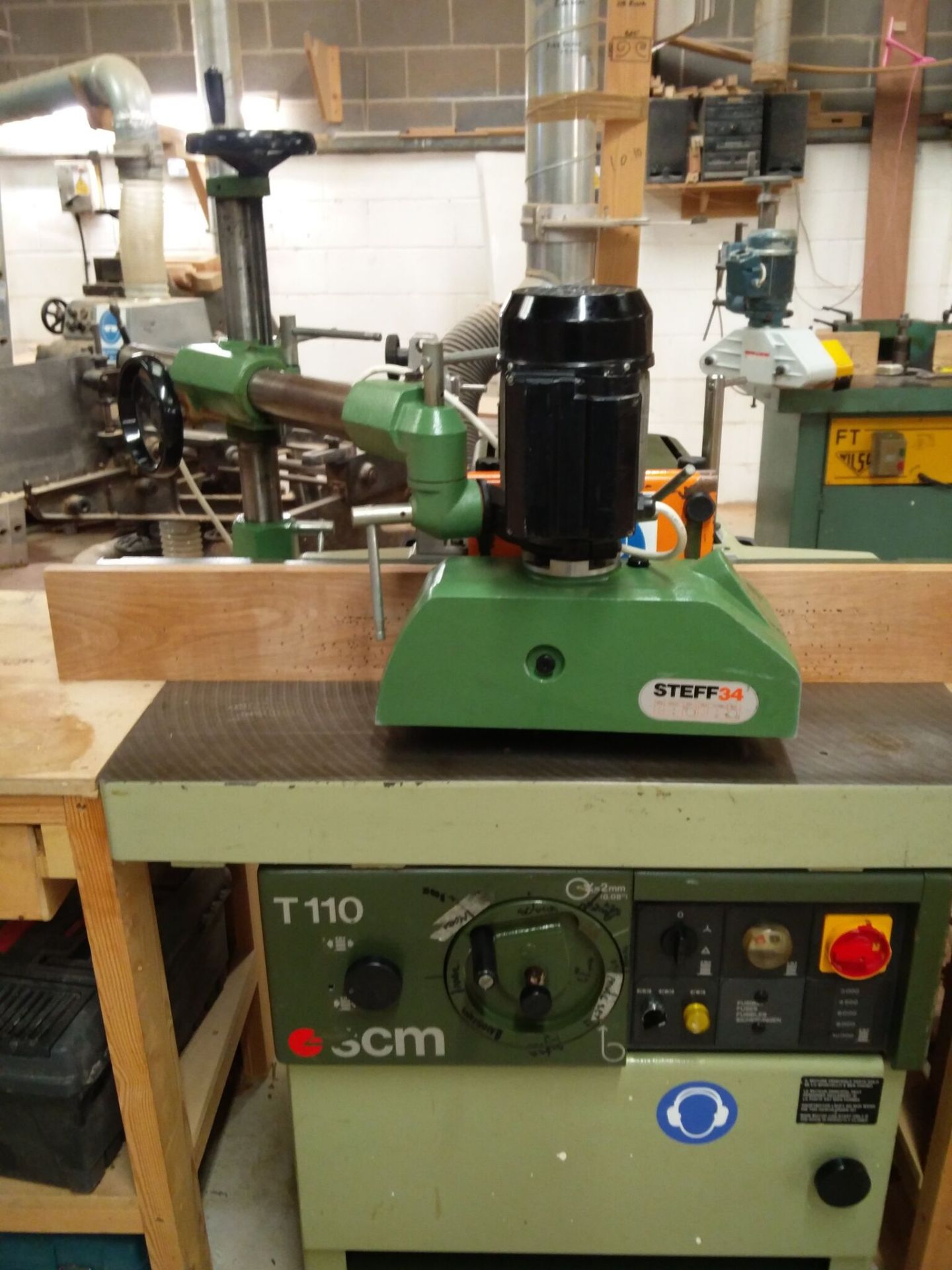 SCM T110 Spindle Moulder With Steff Feed - Image 2 of 5