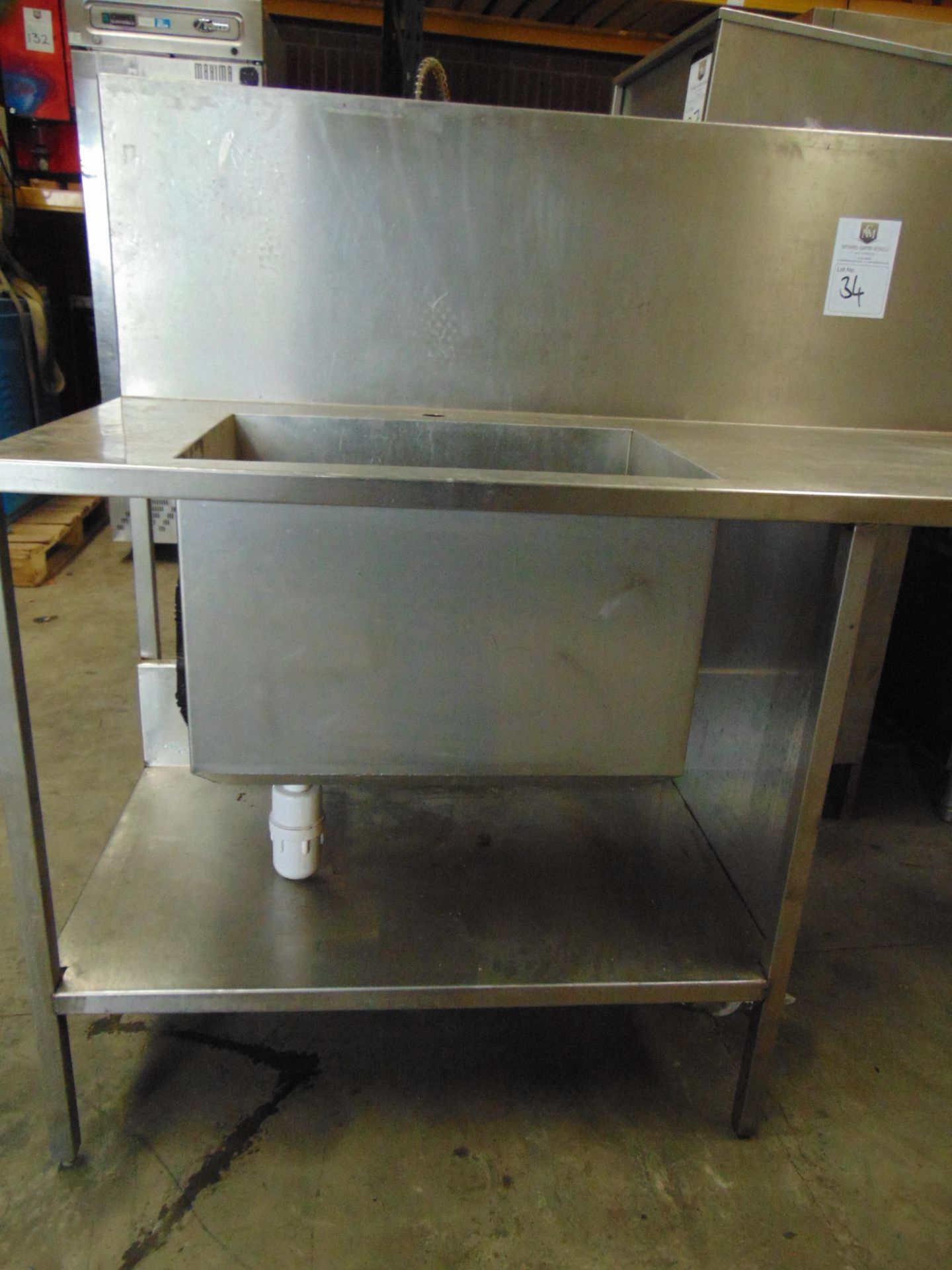 Large Sink Unit and Prep Bench - Bild 2 aus 2