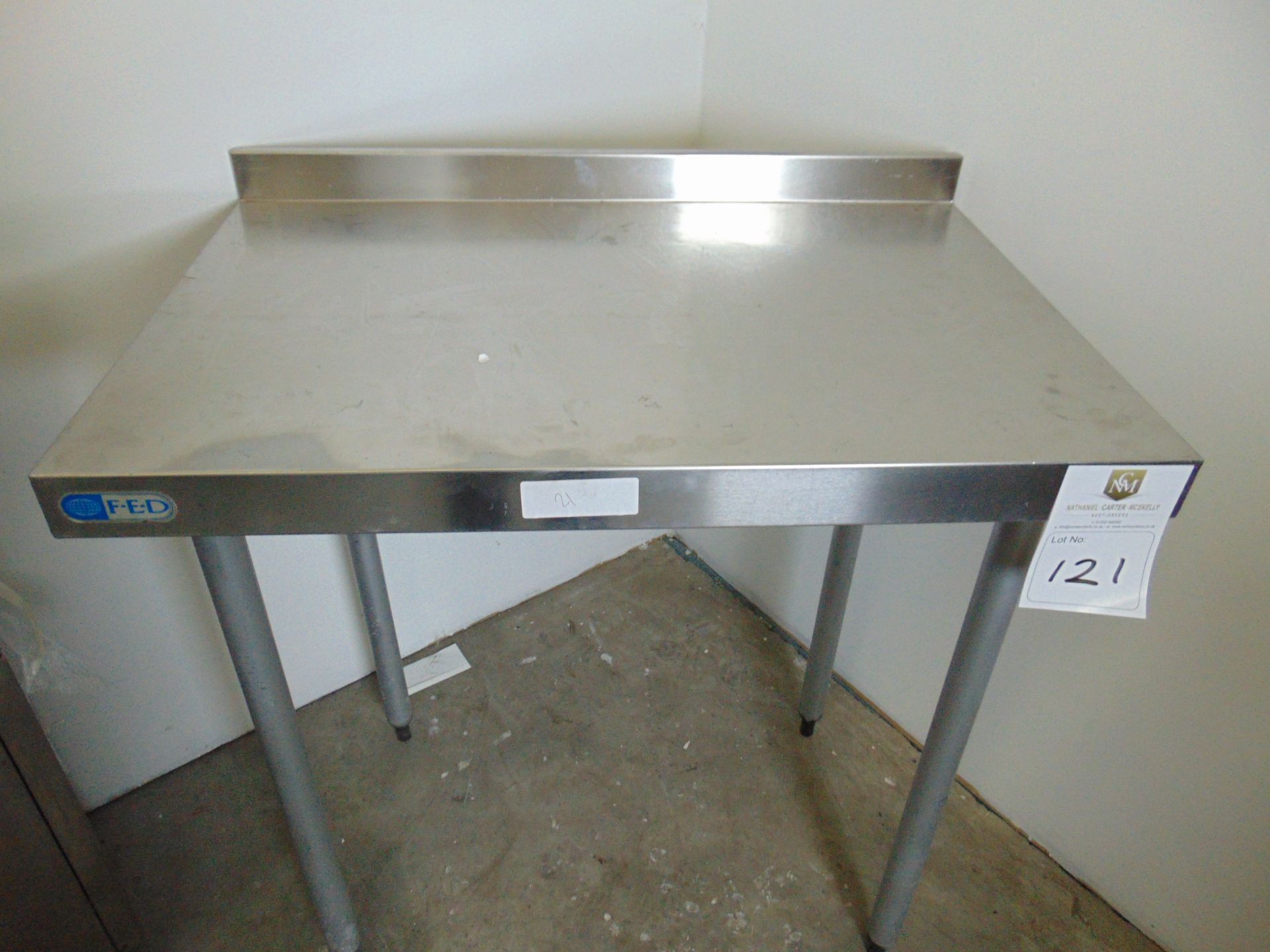 F.E.D Stainless Steel Table - Bild 2 aus 2