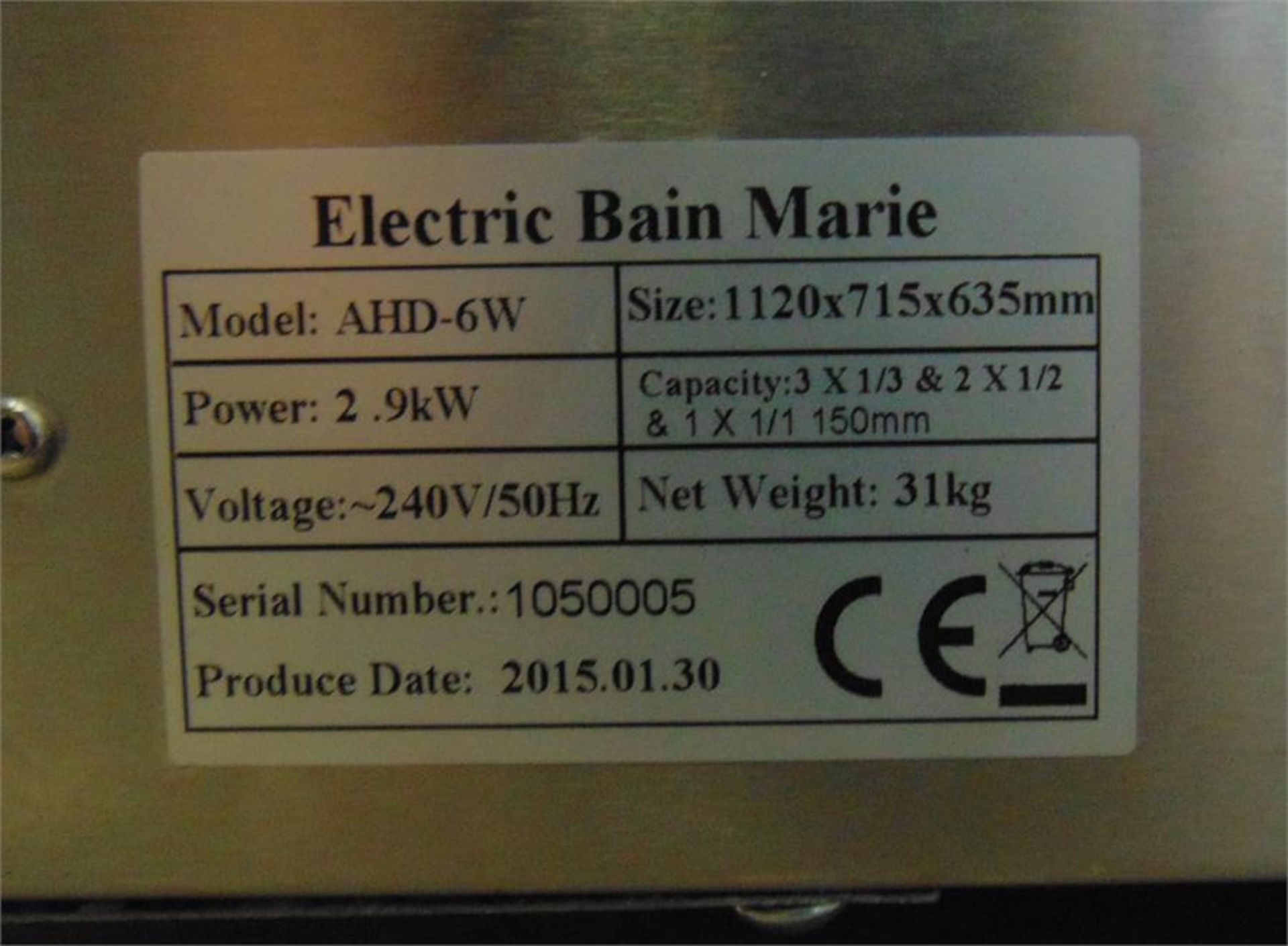 Electric Table Top Bain Marie - Bild 2 aus 4