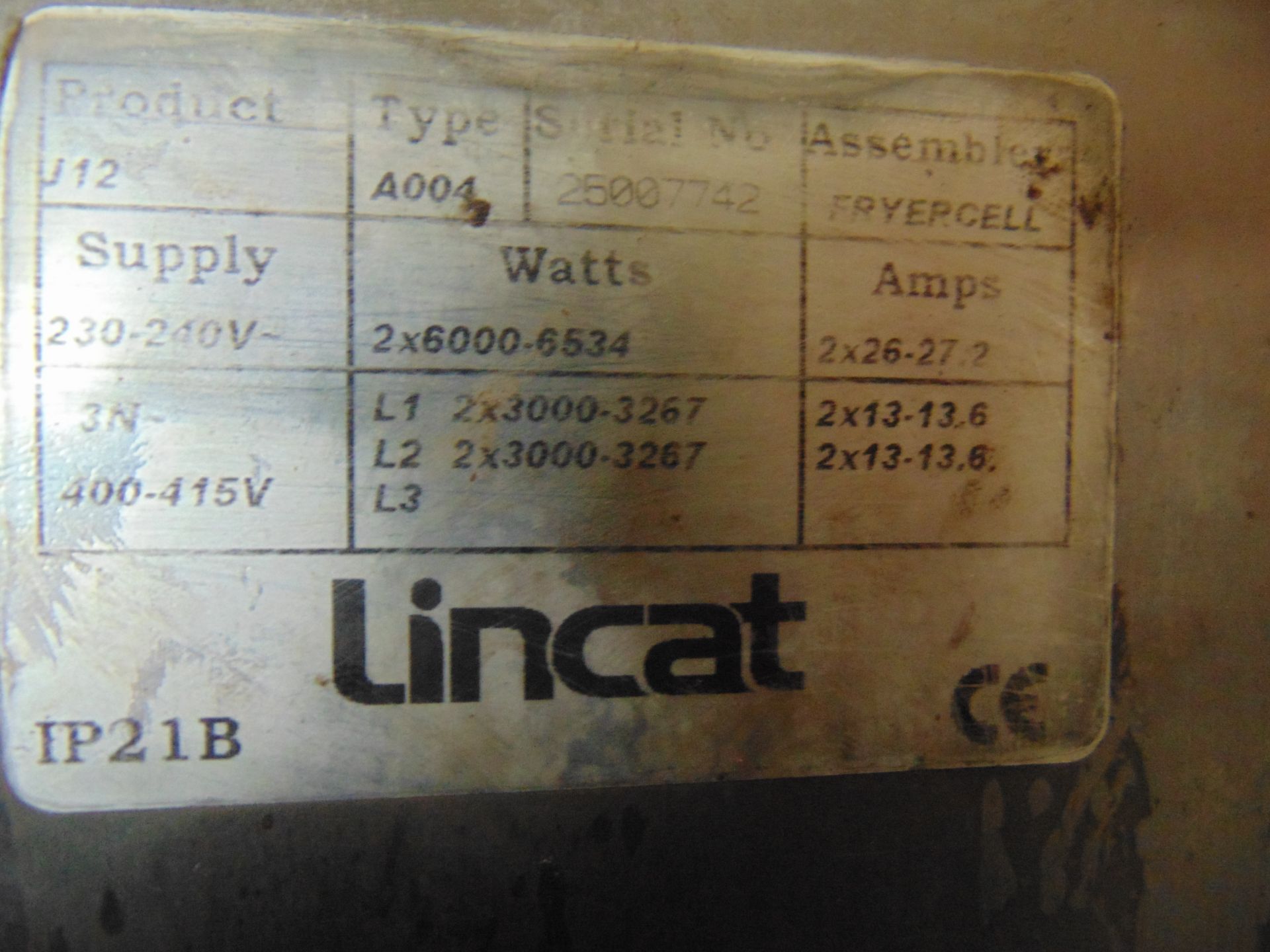 Lincat Double Fryer Unit - Bild 3 aus 3