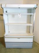 Norpe Display Refrigerator with Retractable Front Cover