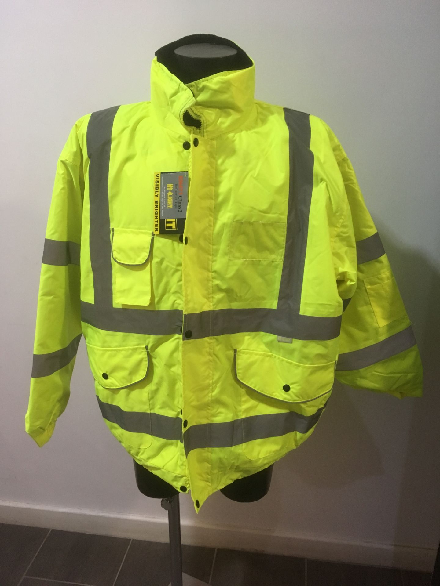 PPE Yellow Bomber x 25 (Various Sizes in Lot)