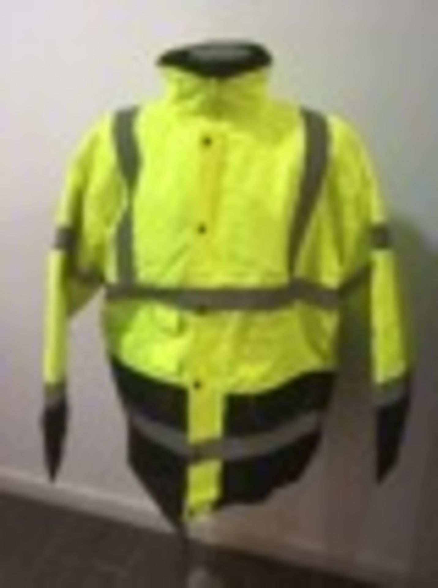 PPE Dual Colour Yellow/ Navy Blue HV Jacket-2XL