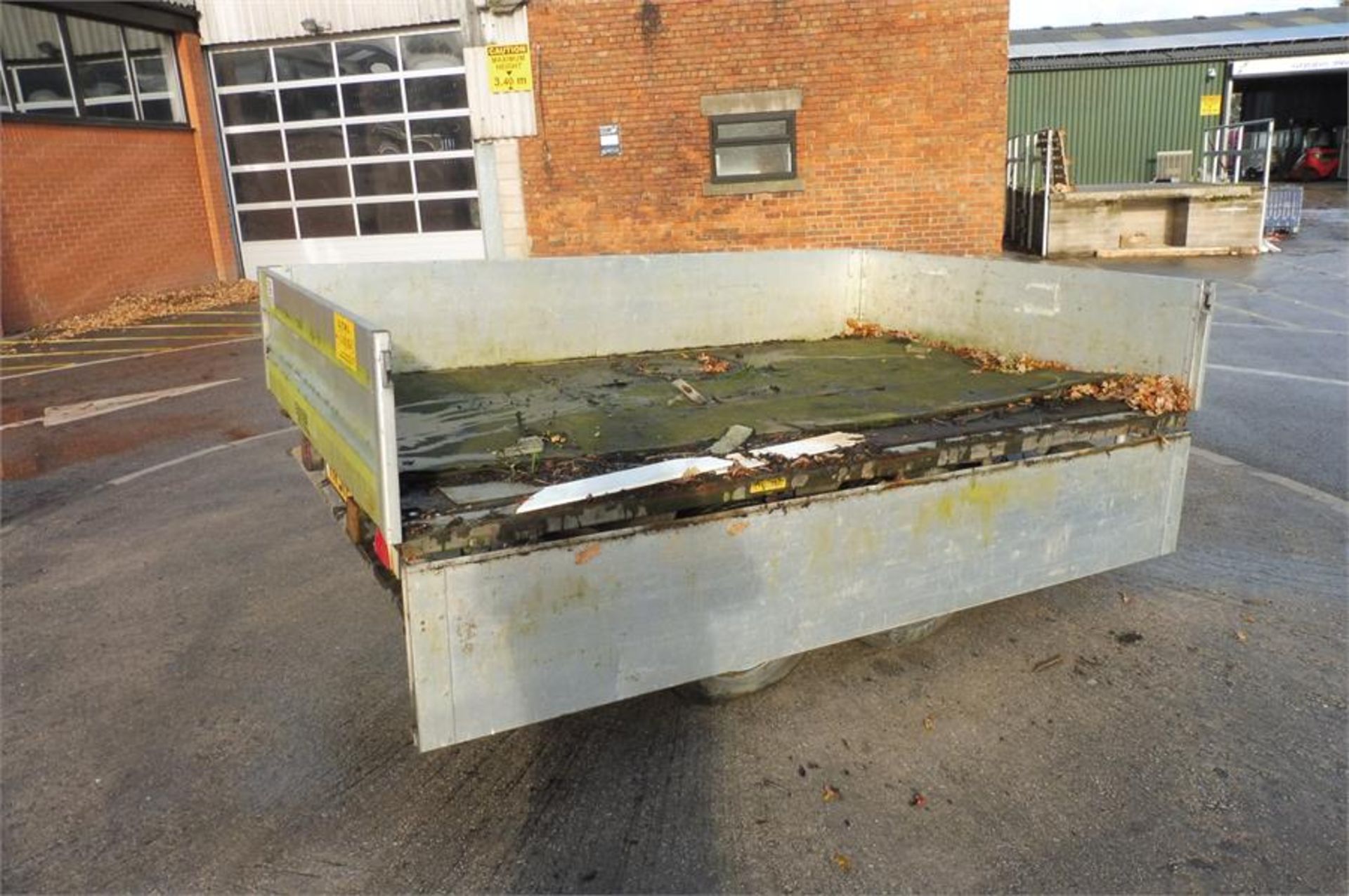 Wigan Ellebi Trailer, 8x5 Flat Bed With Sides. - Image 9 of 13