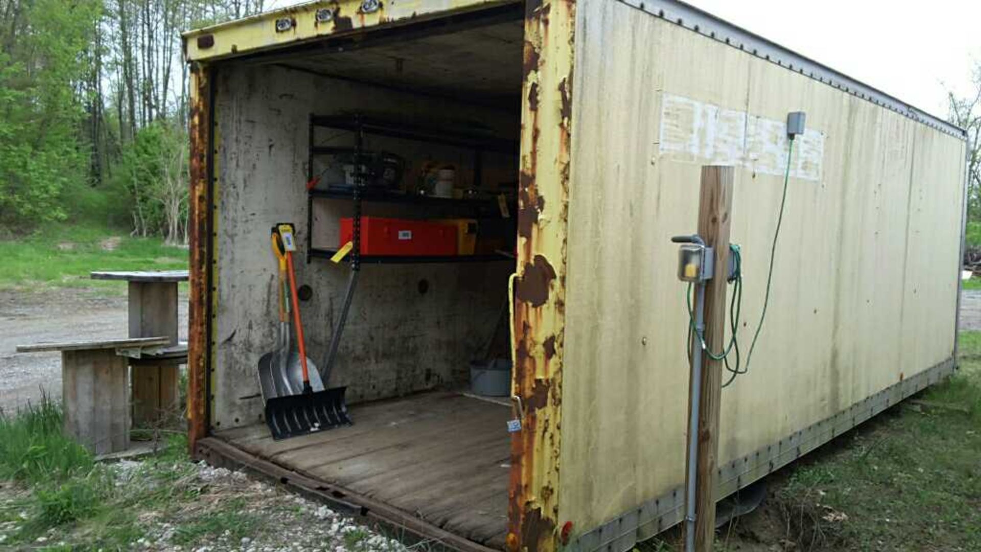 Semi Truck Box 8' x 22' - Yellow - Image 2 of 6