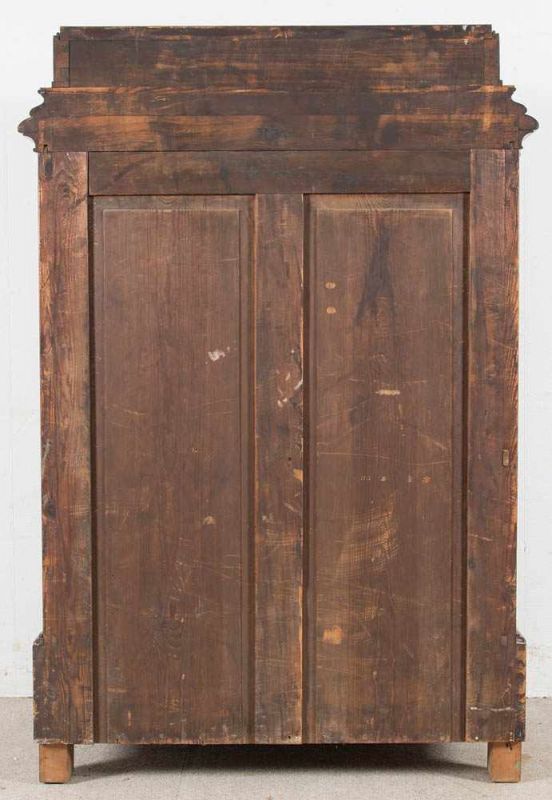 Sekretär, sog. "Schreibschrank". Biedermeier, Hamburger Raum um 1840/50. Mahagoni massiv und - Image 19 of 26