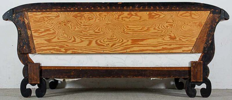 Sofa. Biedermeier, süddeutsch um 1820/30. Kirschbaum, teilweise ebonisiert. Ältere Restauration & - Image 4 of 13