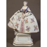 "Dame vom Mopsorden", Meissen, Schwertermarke, ein Schleifstrich (2. Wahl), Modell: Johann Joachim