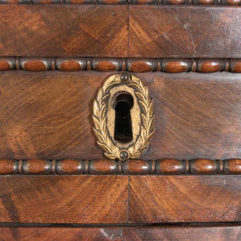 Sekretär, sog. "Schreibschrank". Biedermeier, Hamburger Raum um 1840/50. Mahagoni massiv und - Image 26 of 26