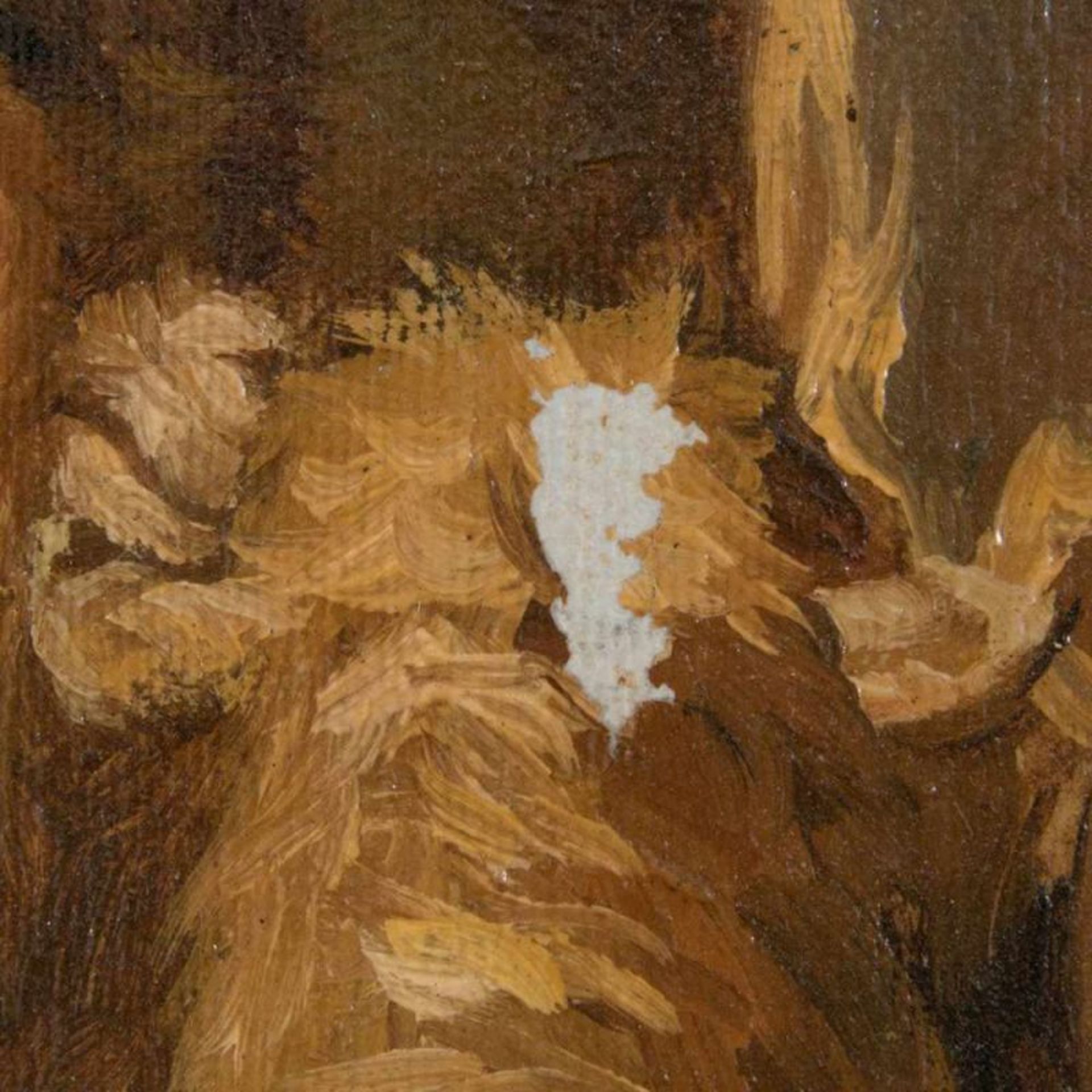 "Bauernkinder". Gemälde, Öl auf Leinwand, ca. 60 x 77 cm, unsigniert/ungerahmt. Leinwand - Image 3 of 7