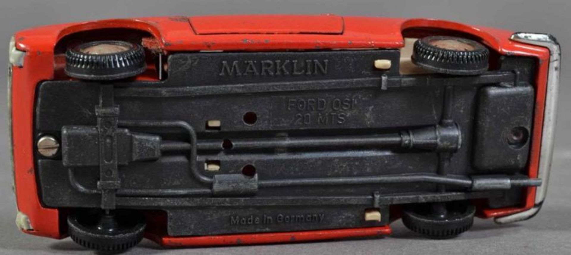 "FORD Dsi 20 MTS" - Märklin. Metall, rot lackiert. Länge 10 cm. Kennzeichen "S-VW 53". Bespielter - Image 12 of 12