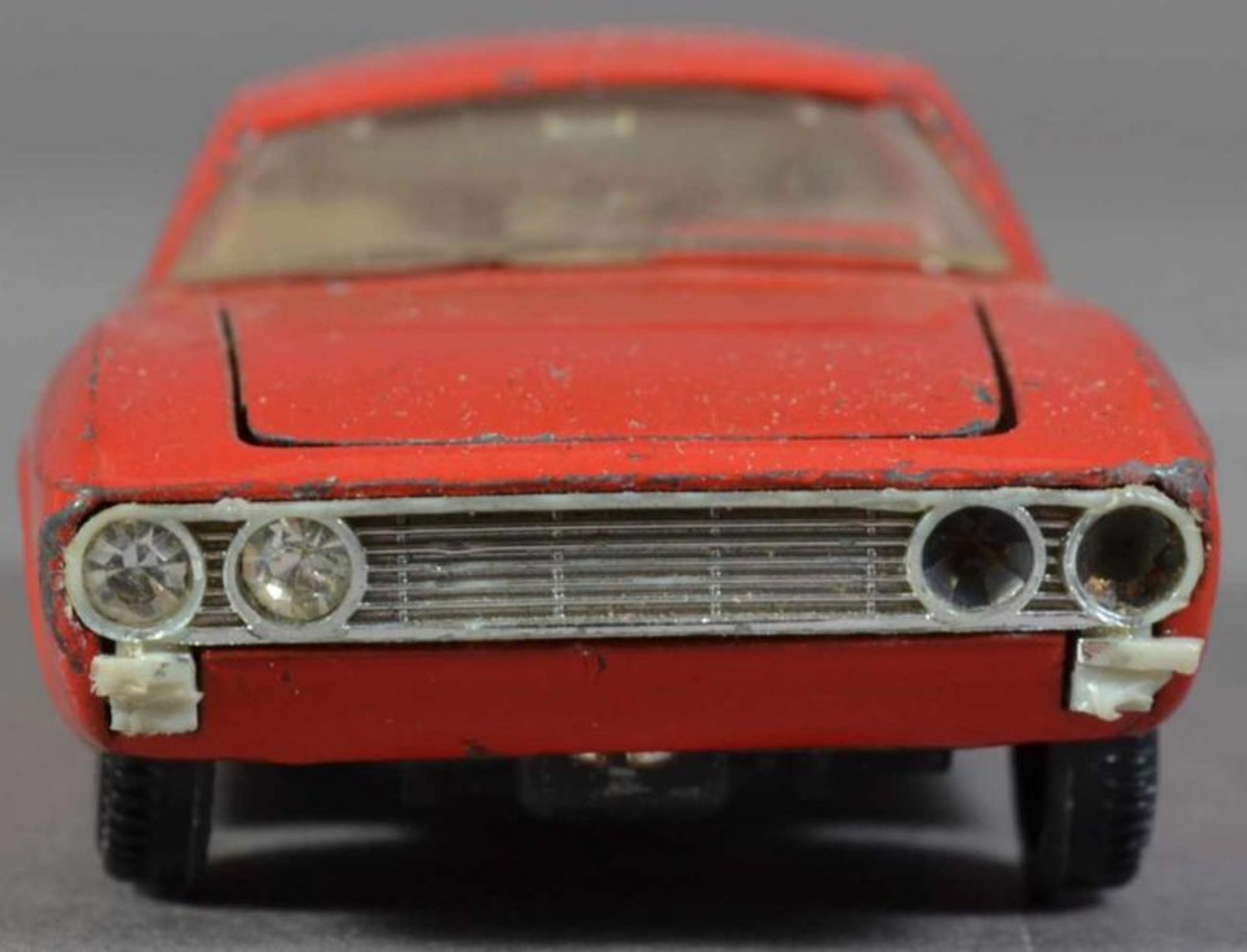 "FORD Dsi 20 MTS" - Märklin. Metall, rot lackiert. Länge 10 cm. Kennzeichen "S-VW 53". Bespielter - Image 10 of 12