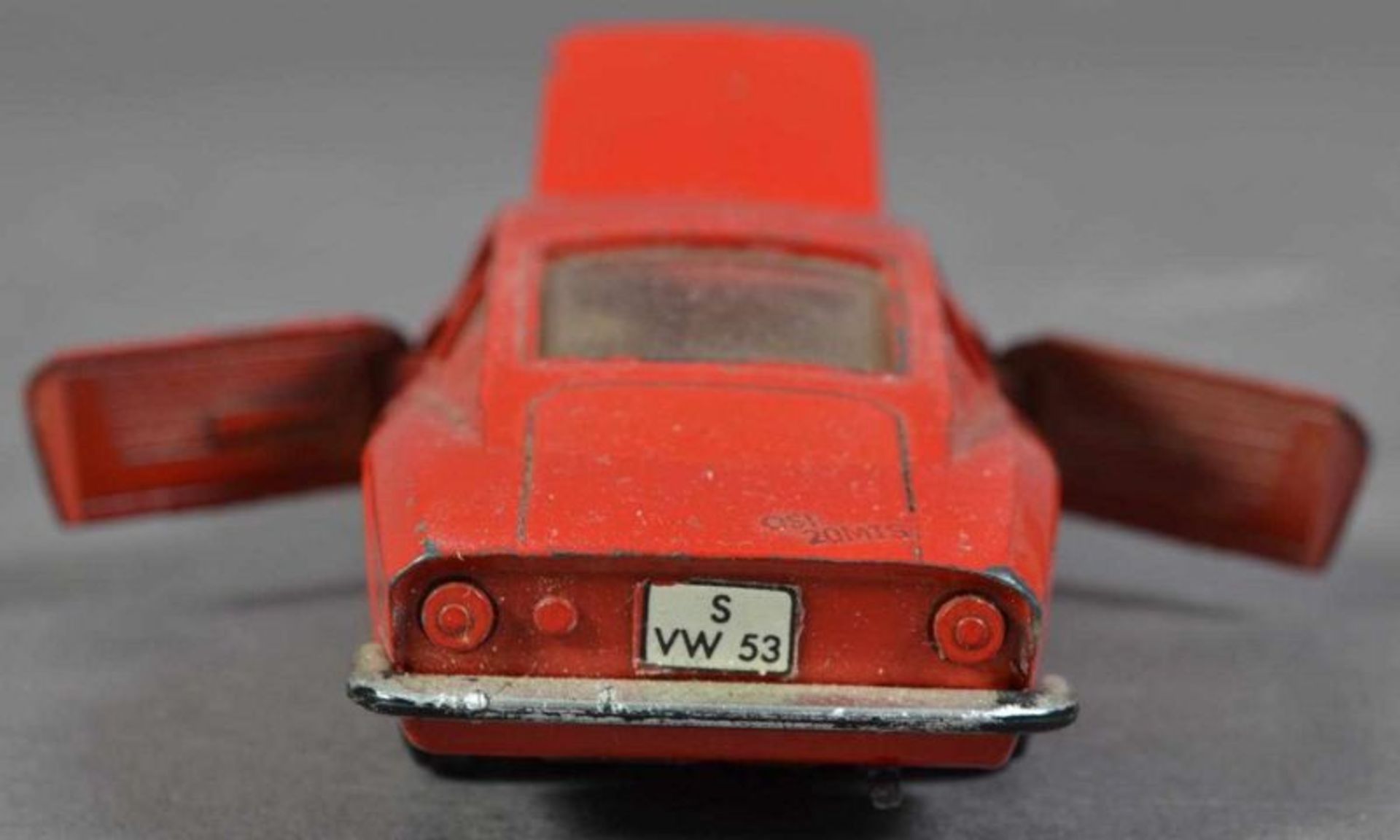 "FORD Dsi 20 MTS" - Märklin. Metall, rot lackiert. Länge 10 cm. Kennzeichen "S-VW 53". Bespielter - Image 5 of 12