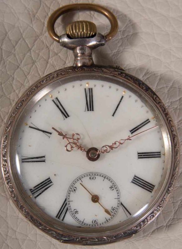 7teiliges Konvolut alter/antiker Uhren. Bestehend aus 4 Armband- & 3 Taschenuhren. Teilweise Silber. - Image 9 of 14