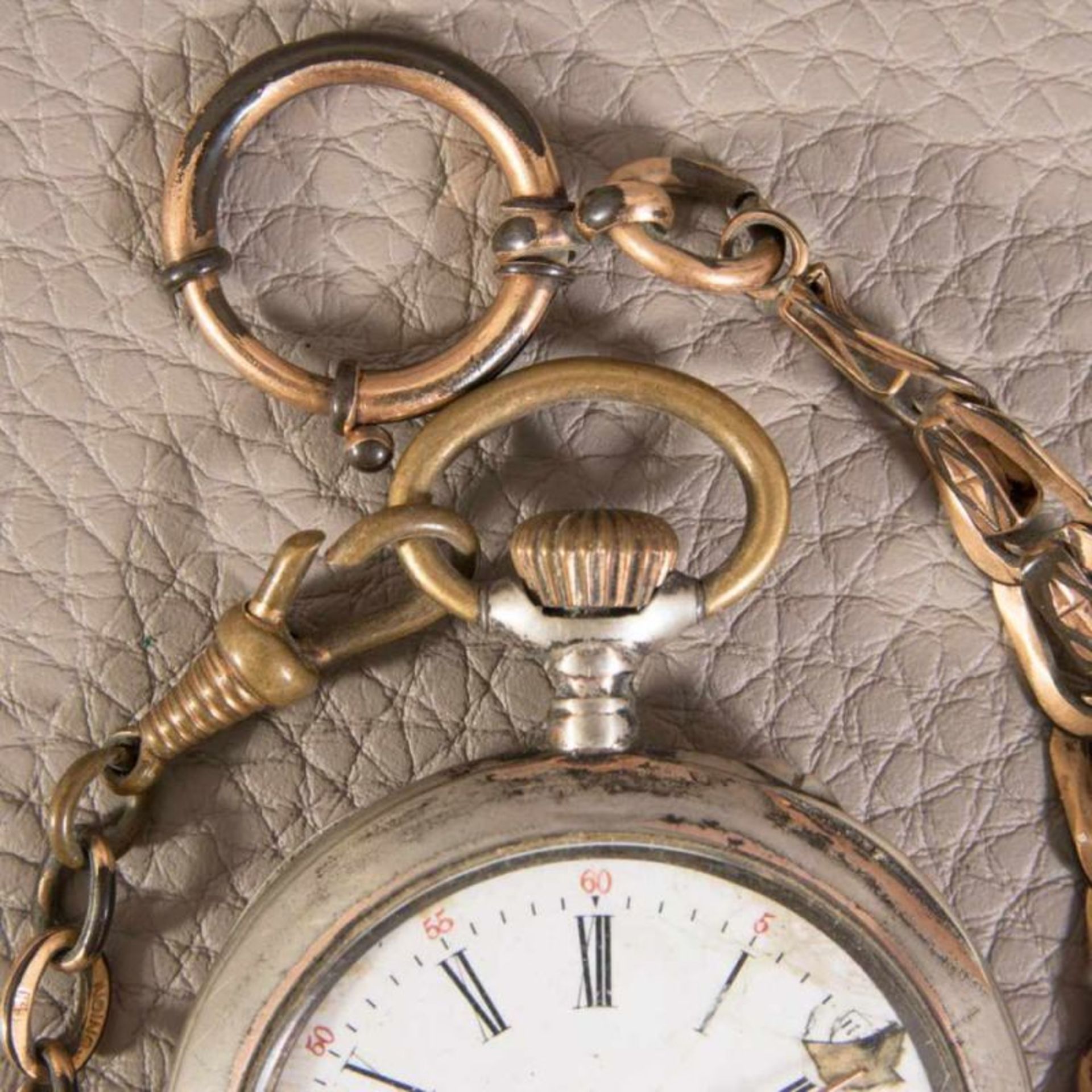 4teiliges Konvolut alter/antiker Uhren, bestehend aus 3 x Armband- & 1 x 8ooer Silber Taschenuhr - Image 5 of 9