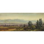 VOLTZ, JOHANN FRIEDRICH 1817 Nördlingen - 1886 München Bei Polling Blick von einer Anhöhe auf die