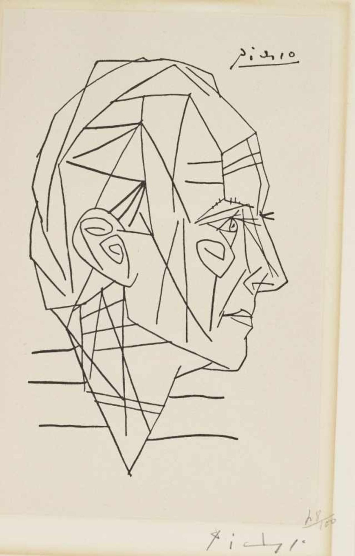Picasso, Pablo 1881 Malaga - 1973 Mougins Zu: Paul Eluard- Un poème dans chaque livre de Paul