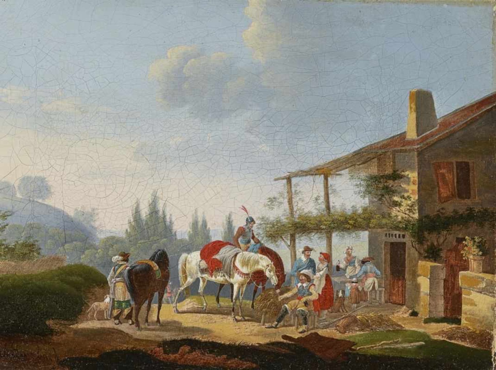 SWEBACH, GEN. SWEBACH DE FONTAINE, JACQUES FRANCOIS JOSEPH 1769 Metz - 1823 Paris Rastende