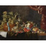 HEEM, CORNELIS DE 1631 Leiden - 1695 Antwerpen, Umkreis Stillleben mit Früchten, Laute,