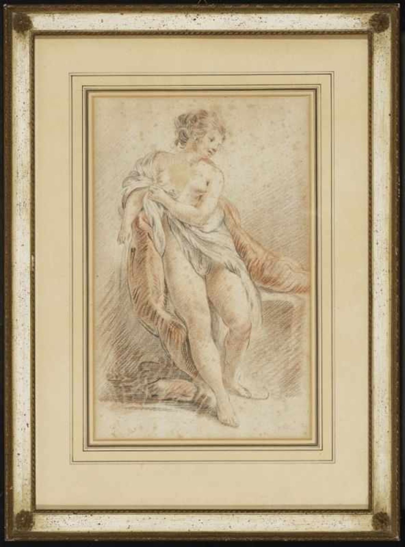 BONNET, LOUIS-MARIN 1736 o. 1743 Paris - 1793 St-Mandé (Paris), nach "Nu au drape" Stehender - Bild 2 aus 2
