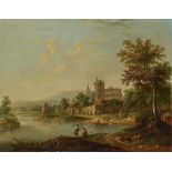 GRIFFIER, J. (JAN GRIFFIER D. J., 1688 - UM 1750 PALL MALL [LONDON], ?) 18. Jh. Flusslandschaft Am