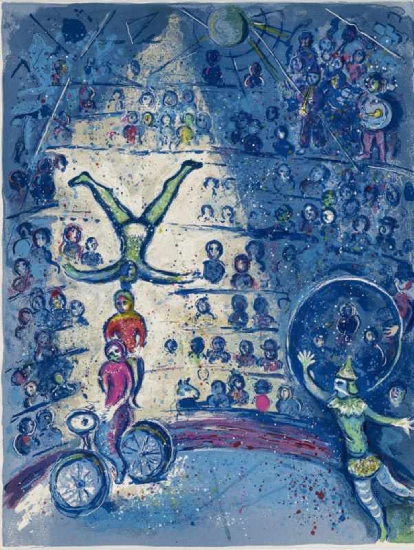 Chagall, Marc 1887 Witebsk - 1985 St. Paul de Vence Cirque Lithographies originales de Marc Chagall. - Bild 2 aus 23