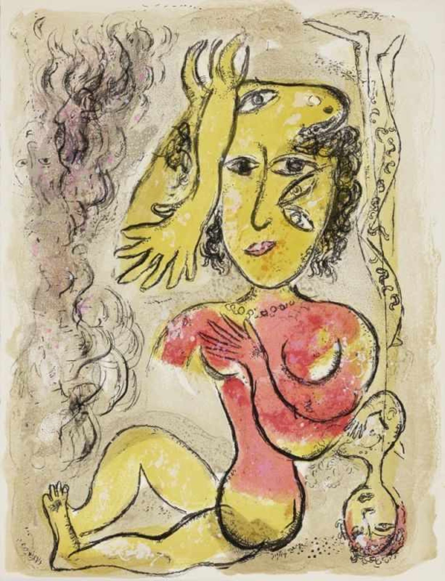 Chagall, Marc 1887 Witebsk - 1985 St. Paul de Vence Cirque Lithographies originales de Marc Chagall. - Bild 16 aus 23