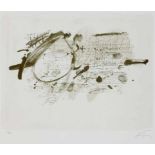 Tàpies, Antoni 1923 Barcelona - 2012 ebenda L' art contra l'estética. 1977 Lithographie in Grau