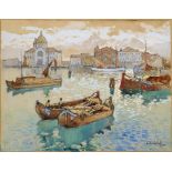 Gorbatov (Gorbatoff), Konstantin Ivanovich 1876 Stavropol - 1945 Berlin La Giudecca Venedig