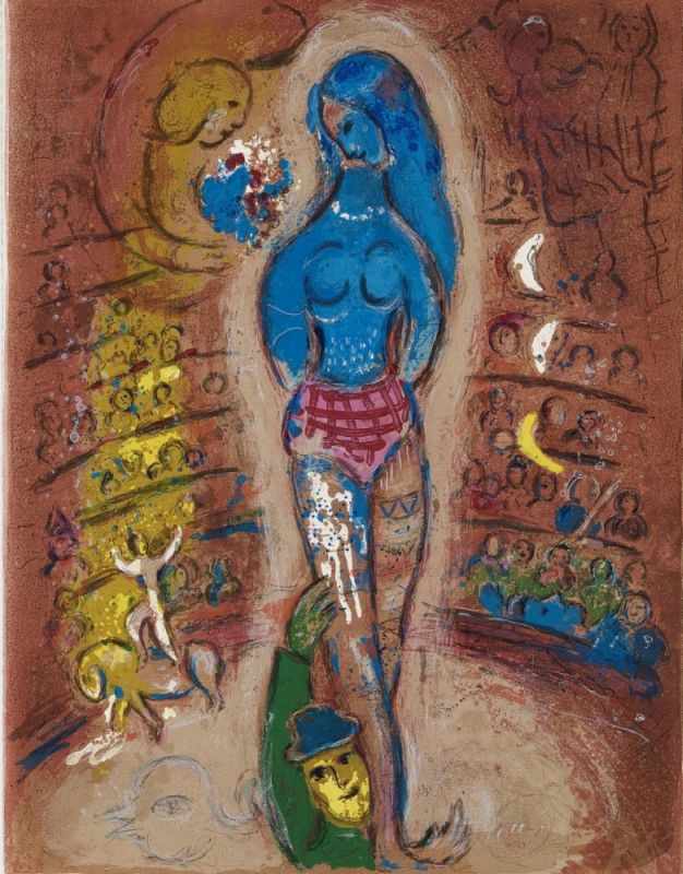 Chagall, Marc 1887 Witebsk - 1985 St. Paul de Vence Cirque Lithographies originales de Marc Chagall. - Image 21 of 23