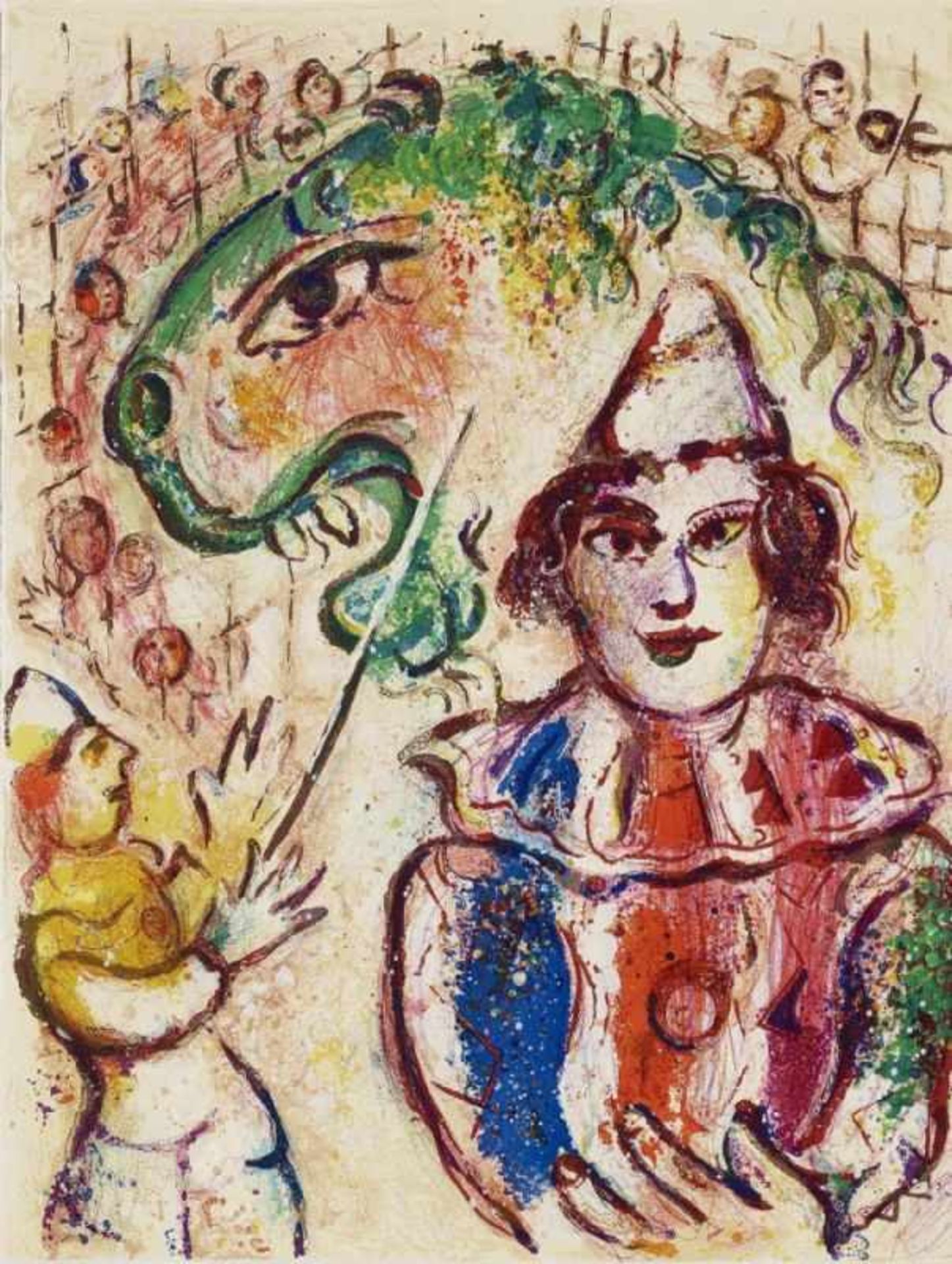 Chagall, Marc 1887 Witebsk - 1985 St. Paul de Vence Cirque Lithographies originales de Marc Chagall. - Bild 11 aus 23