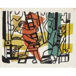 Léger, Fernand 1881 Argentan - 1955 Gif-sur-Yvette Les constructeurs. 1955 Farblithographie auf