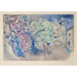 Chagall, Marc 1887 Witebsk - 1985 St. Paul de Vence La chasse aux oiseaux (Der Vogelfang). 1961