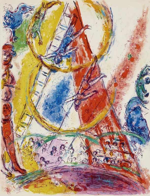 Chagall, Marc 1887 Witebsk - 1985 St. Paul de Vence Cirque Lithographies originales de Marc Chagall. - Image 22 of 23