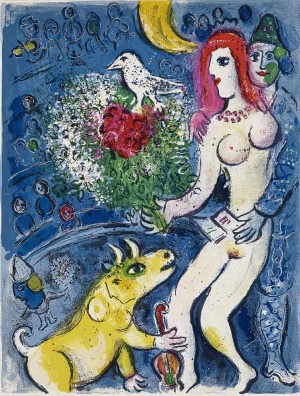 Chagall, Marc 1887 Witebsk - 1985 St. Paul de Vence Cirque Lithographies originales de Marc Chagall. - Image 20 of 23