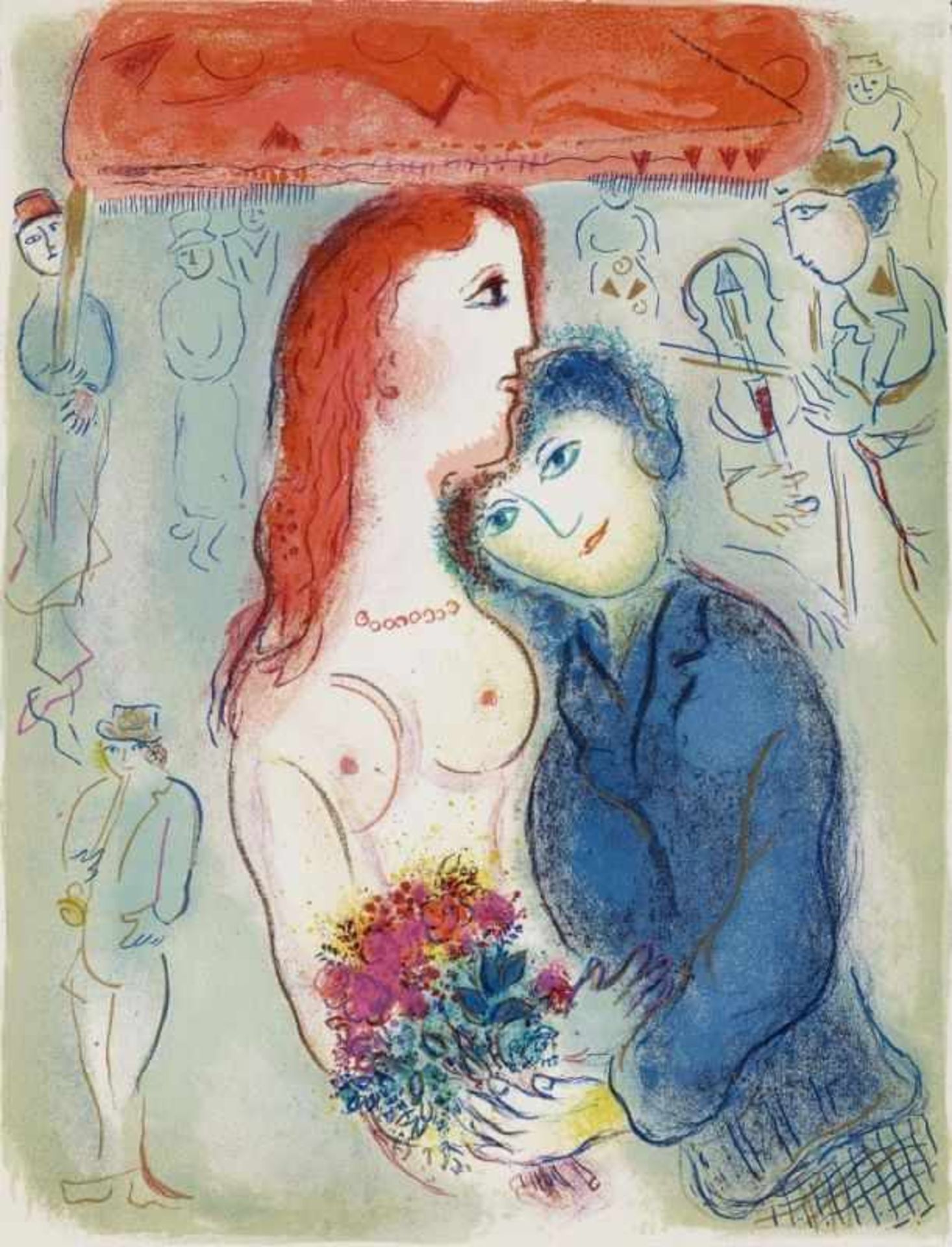 Chagall, Marc 1887 Witebsk - 1985 St. Paul de Vence Cirque Lithographies originales de Marc Chagall. - Bild 5 aus 23