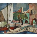 Röhricht, Wolf 1886 Liegnitz - 1953 München Ascona. Ca. 1940er Jahre Öl auf Malpappe 54,5 x 65 cm