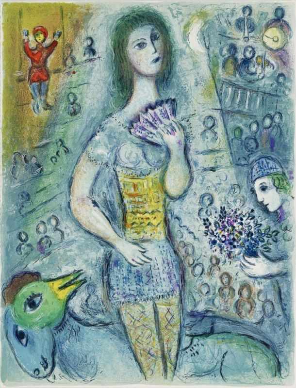 Chagall, Marc 1887 Witebsk - 1985 St. Paul de Vence Cirque Lithographies originales de Marc Chagall. - Image 18 of 23