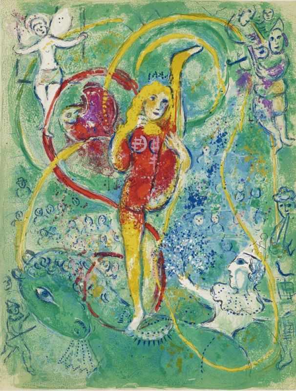 Chagall, Marc 1887 Witebsk - 1985 St. Paul de Vence Cirque Lithographies originales de Marc Chagall. - Image 3 of 23