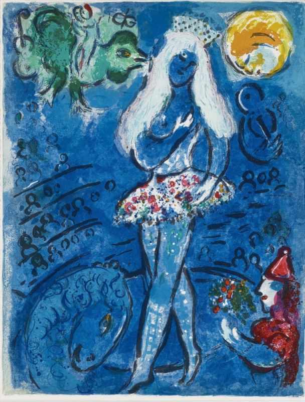 Chagall, Marc 1887 Witebsk - 1985 St. Paul de Vence Cirque Lithographies originales de Marc Chagall. - Image 17 of 23