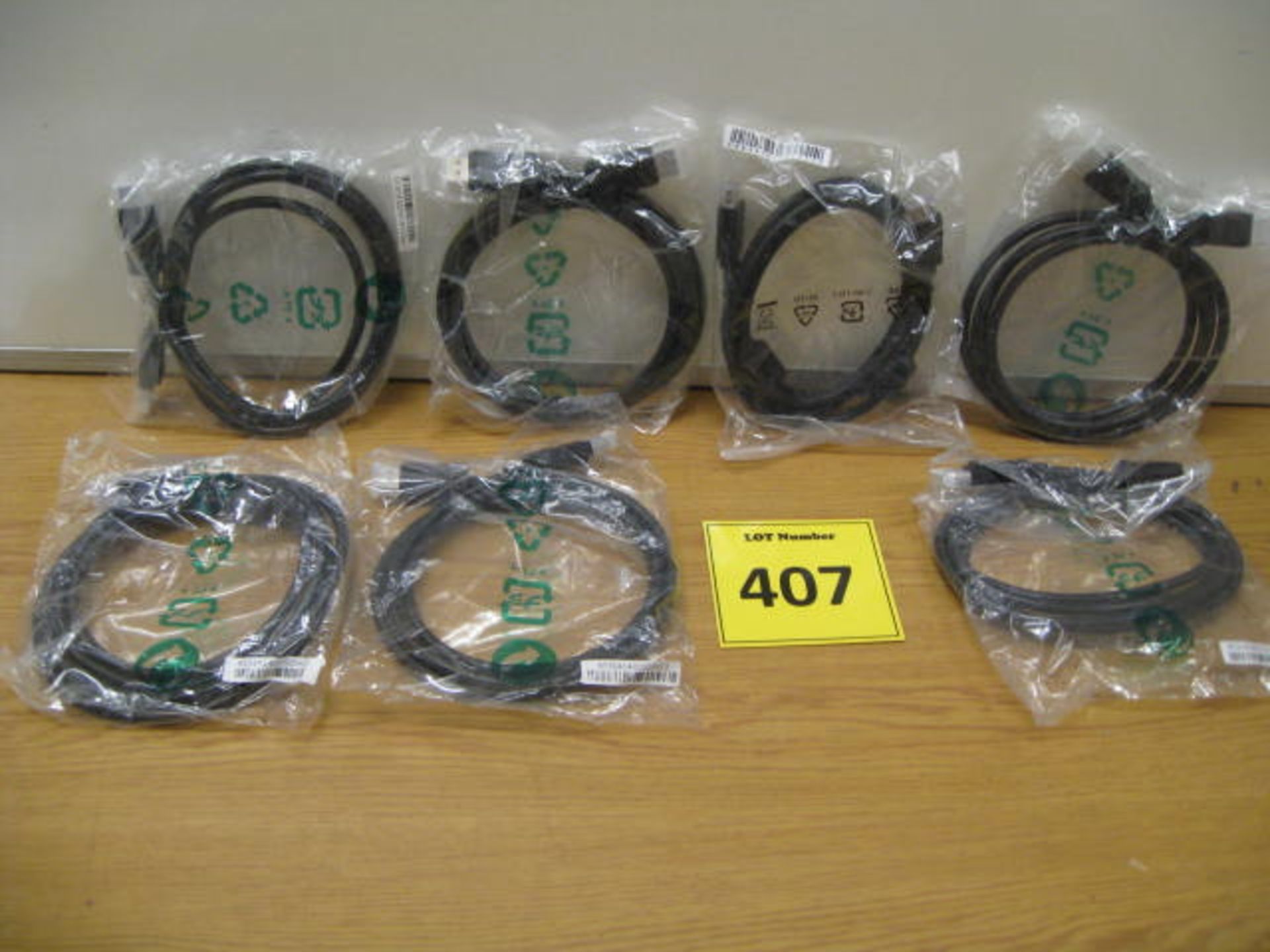 7 X NEW & SEALED 6FT Display Port Cables. P/N 453141400020R10