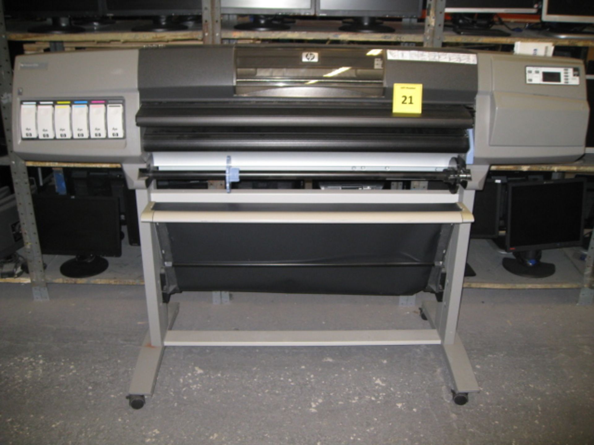 HP DESIGNJET 5500 PLOTTER. Model Q1251A. WITH TEST PRINT & USER GUIDE