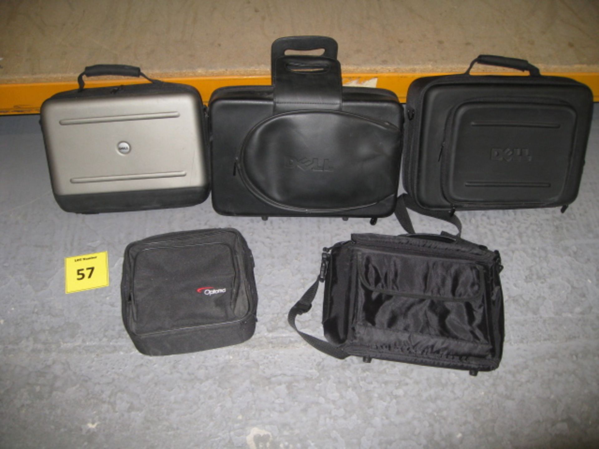 5 X PROJECTOR CARRY CASES